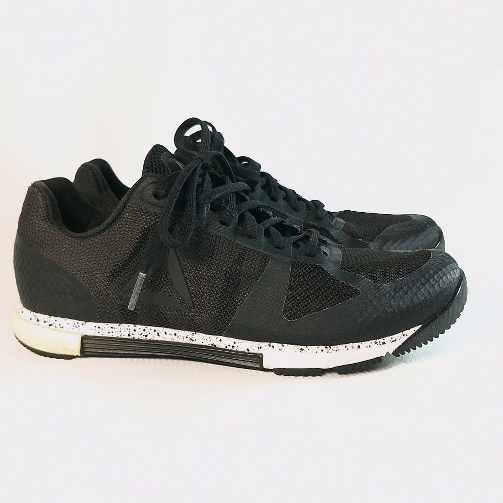 Reebok Speed TR 2.0 Women's Running Sneakers Shoes Size 7.5 Black White Trainer